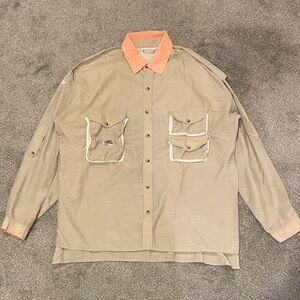 Vintage 90s Columbia Fishing Shirt size XL